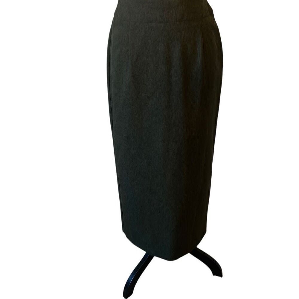 Dark Green Maxi Pencil Long business academic Work Skirt 5/6